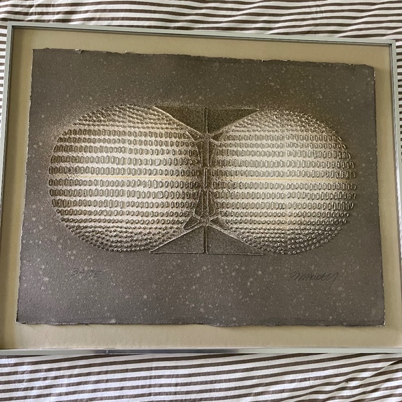 Paul Maxwell Original Large Cast Paper Artwork Signed, Number 34/75